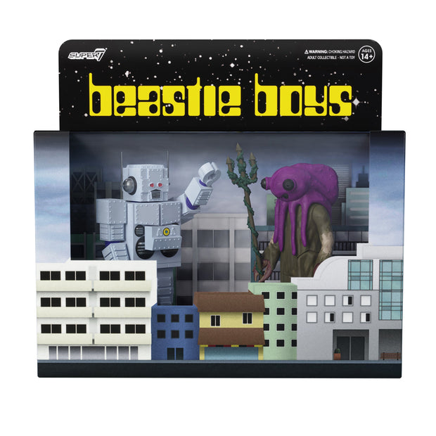 Super7 Beastie Boys ReAction Figure Wave 2 - Intergalactic 2 Pack Packaging Front Urban Attitude