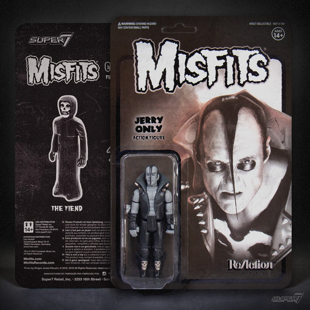 Super7 Misfits ReAction Figure - Jerry Only (Black Series) Packaging Urban Attitude