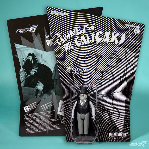 Super7 The Cabinet of Dr. Caligari ReAction Figure - Dr. Caligari Background Urban Attitude