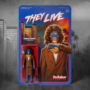 Super7 They Live ReAction Figure - Female Ghoul Lifestyle Background Urban Attitude