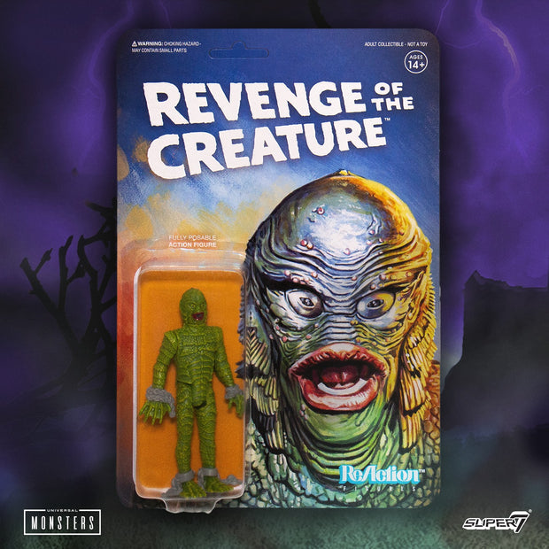 Super7 Universal Monsters ReAction Figure - Revenge of the Creature Background Urban Attitude