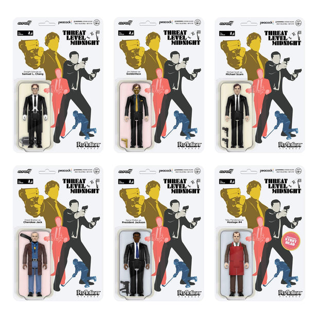 Super7 The Office ReAction Figure Wave 1 - Threat Level Midnight Set of 6 Packaging Urban Attitude