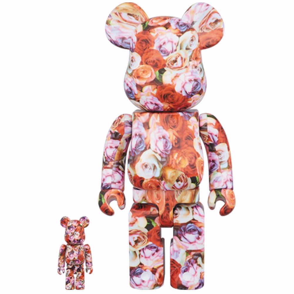 Bearbrick 100% & 400% Set Mika Ninagawa Rose – Urban Attitude