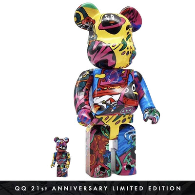 Bearbrick 100% & 400% Set QQ 21st Anniversary Limited Edition urban attitude
