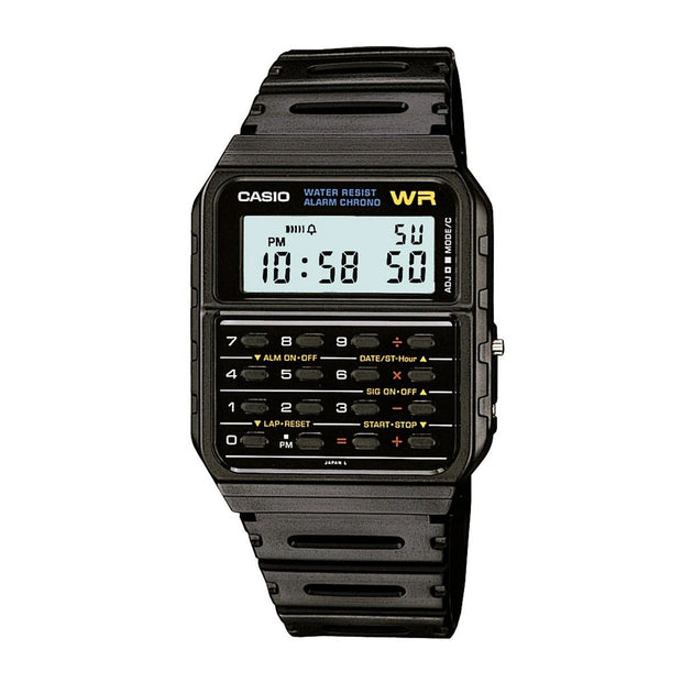 Casio Watch Calculator Black CA53W-1 Urban Attitude