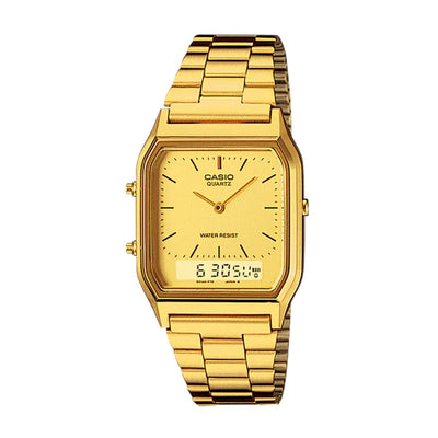 Casio Watch Duo Time Gold AQ230GA-9DS Urban Attitude
