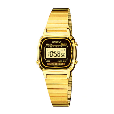 Casio Watch Ladies Digital Gold LA670WGA-1UR Urban Attitude