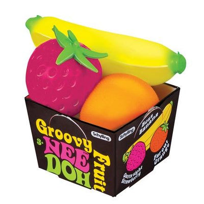 Schylling Groovy Fruit Nee-Doh Stress Ball Urban Attitude