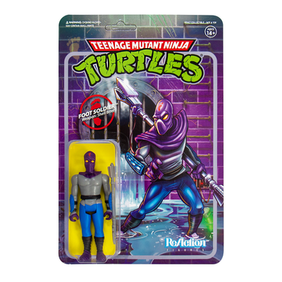 Super7 Teenage Mutant Ninja Turtles ReAction Figure - Foot Soldier Urban Attitude
