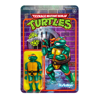 Super7 Teenage Mutant Ninja Turtles ReAction Figure - Michelangelo Urban Attitude