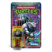 Super7 Teenage Mutant Ninja Turtles ReAction Figure - Rocksteady Urban Attitude