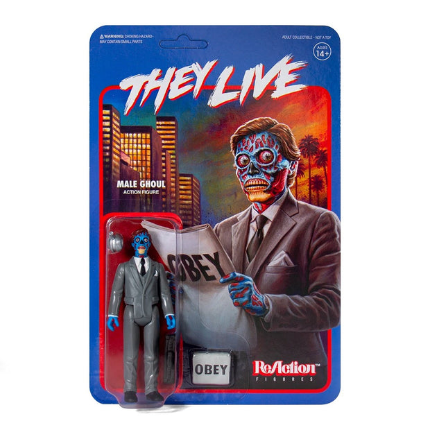 Super7 They Live ReAction Figure - Male Ghoul Urban Attitude