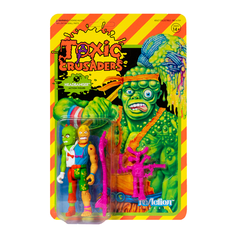 Super7 Toxic Crusaders ReAction Figure - Headbanger – Urban Attitude