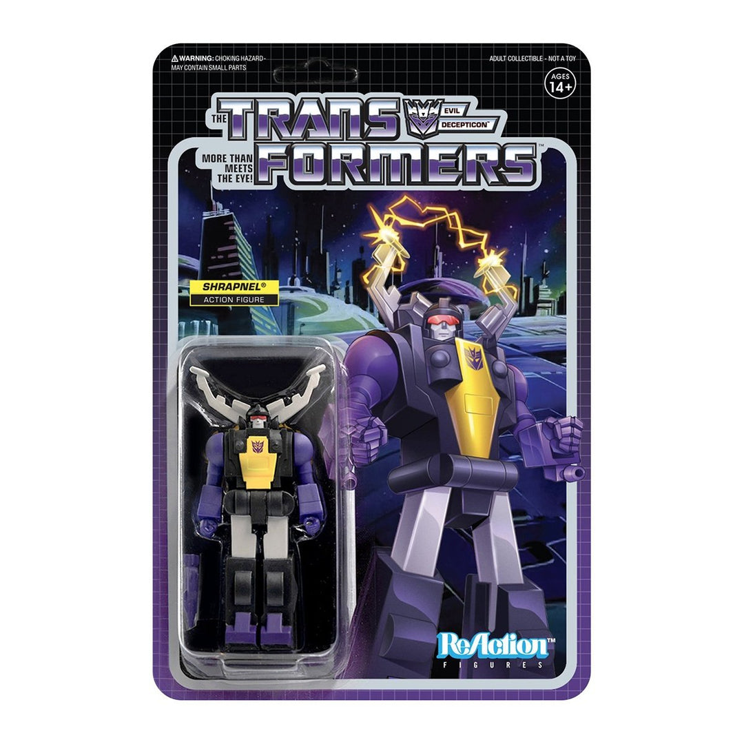 Super 7 Transformers G1 Shrapnel - ReAction Figure Super 7 Transformers G1 Shrapnel - ReAction Figure