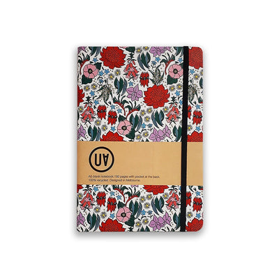 UA Hardcover Notebook State Floral Emblems Urban Attitude