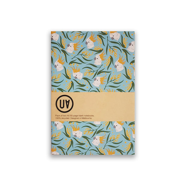 UA Softcover Notebook Cockatoo & Wattle Urban Attitude