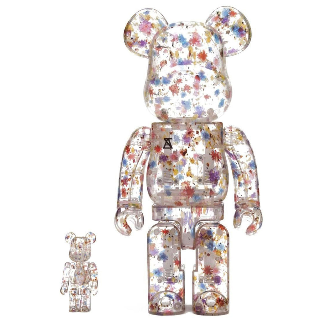 Bearbrick 100% & 400% Set Anrealage Clear Flower Version – Urban