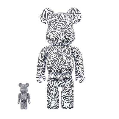Bearbrick 100% & 400% Set Keith Haring Version 4 urban attitude