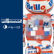 Bearbrick 100% & 400% Set Andy Warhol “Brillo” 2022 – Urban Attitude