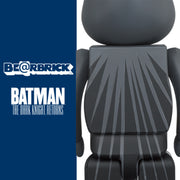 Bearbrick 100% & 400% Set Batman TDKR Version Back Logo Urban Attitude