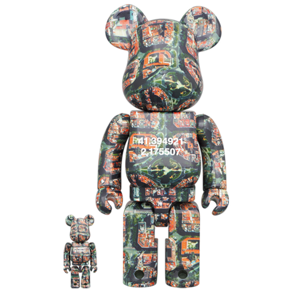 Bearbrick 100% & 400% Set Benjamin Grant「OVERVIEW」Barcelona