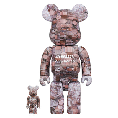 Bearbrick 100% & 400% Set Benjamin Grant OVERVIEW Nebraska Urban Attitude