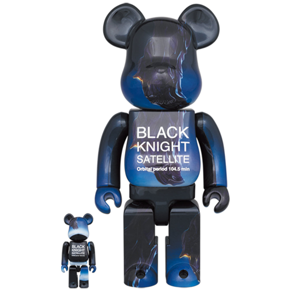 Bearbrick 100% & 400% Set Black Knight Satellite – Urban Attitude