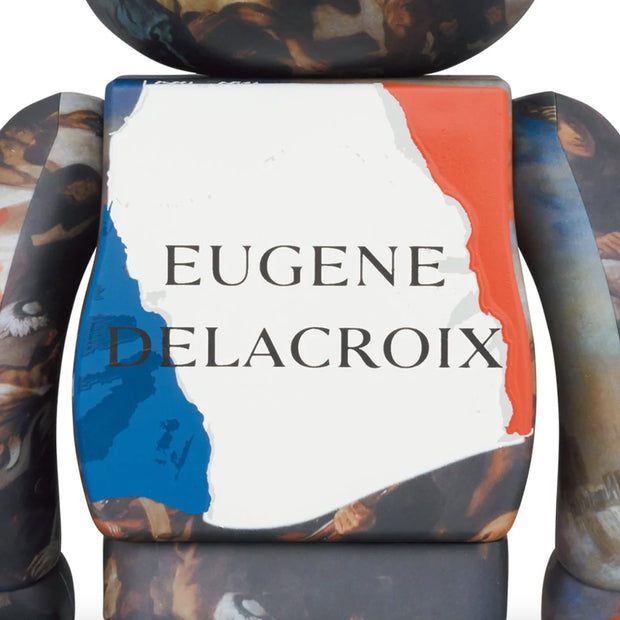 Bearbrick 100% & 400% Set Eugène Delacroix Liberty Leading the People Back Urban Attitude