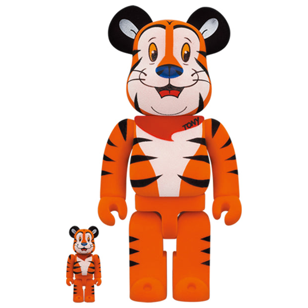 Bearbrick 100% & 400% Set Kellogg's Tony The Tiger Flocky Version Urban Attitude