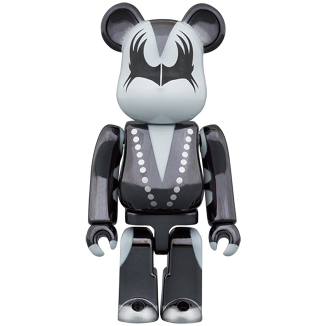 BE@RBRICK + KISS Demon Chrome 100% + 400% Printed PVC