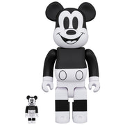 bearbrick 100 400 set mickey mouse black white 2020 version urban attitude