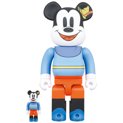 Bearbrick 100% & 400% Set Mickey Mouse Brave Little Tailor Main Urban Attitude