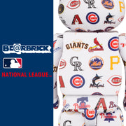 Bearbrick 100% & 400% Set MLB National League Logo Urban Attitude