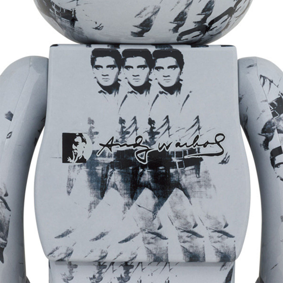 Bearbrick 100% & 400% Set Of 4 Andy Warhol - Elvis Presley