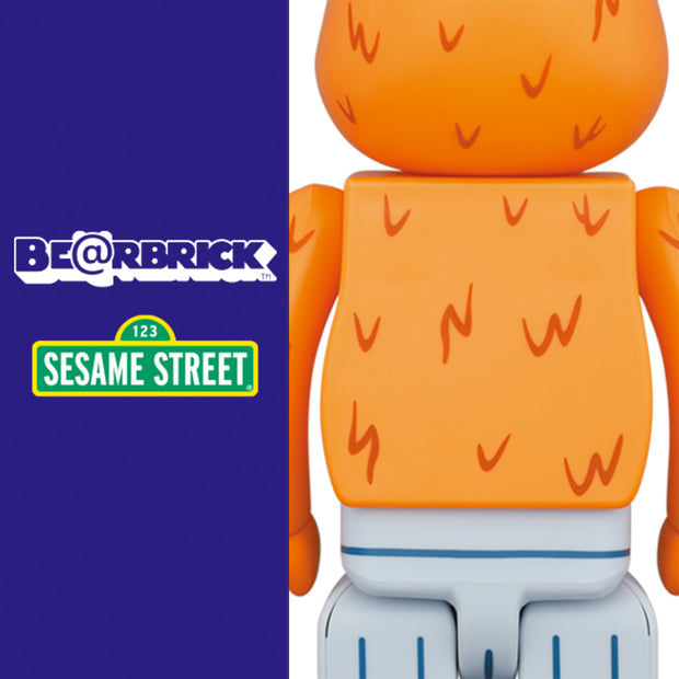 Bearbrick 100% & 400% Set Oscar The Grouch (The Original Orange Fur Version) Logo Urban Attitude