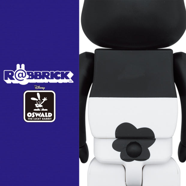 Bearbrick 100% & 400% Set R@bbrick Oswald The Lucky Rabbit Logo Urban Attitude