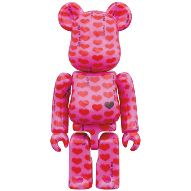 Bearbrick 100% & 400% Set Pink Heart 100 Urban Attitude