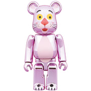 Bearbrick 100% & 400% Set Pink Panther Chrome Version 100 Urban Attitude
