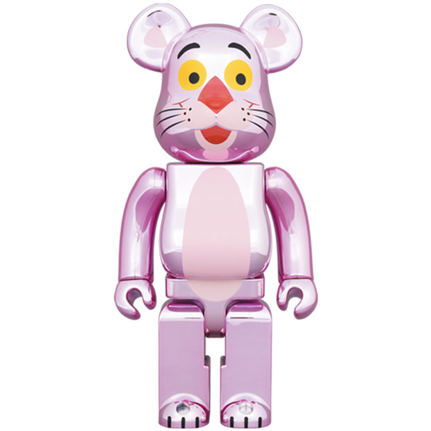 Bearbrick 100% & 400% Set Pink Panther Chrome Version 400 Urban Attitude