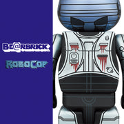 Bearbrick 100% & 400% Set Robocop Murphy Head Version Logo Urban Attitude