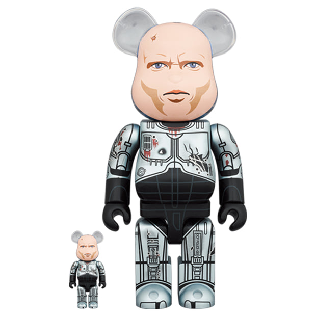 Bearbrick 100% & 400% Set Robocop Murphy Head Version Urban Attitude