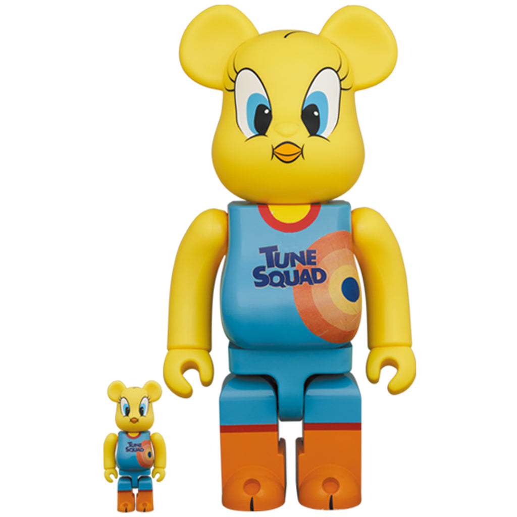 Bearbrick 100% & 400% Set Space Jam Tweety – Urban Attitude