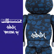 Bearbrick 100% & 400% Set Stash Medicom Toy Logo Urban Attitude