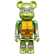 Bearbrick 100% & 400% Set Teenage Mutant Ninja Turtles Donatello Chrome Version 100 Urban Attitude