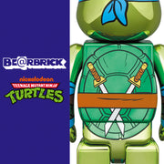 Bearbrick 100% u0026 400% Set Teenage Mutant Ninja Turtles Leonardo Chrome –  Urban Attitude