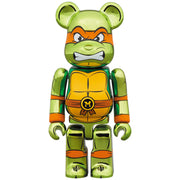 BE@RBRICK LEONARDO CHROME Ver. 100％u0026400％-