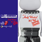 Bearbrick 100% & 400% Set The Rolling Stones "Sticky Fingers" Design Version Logo Urban Attitude