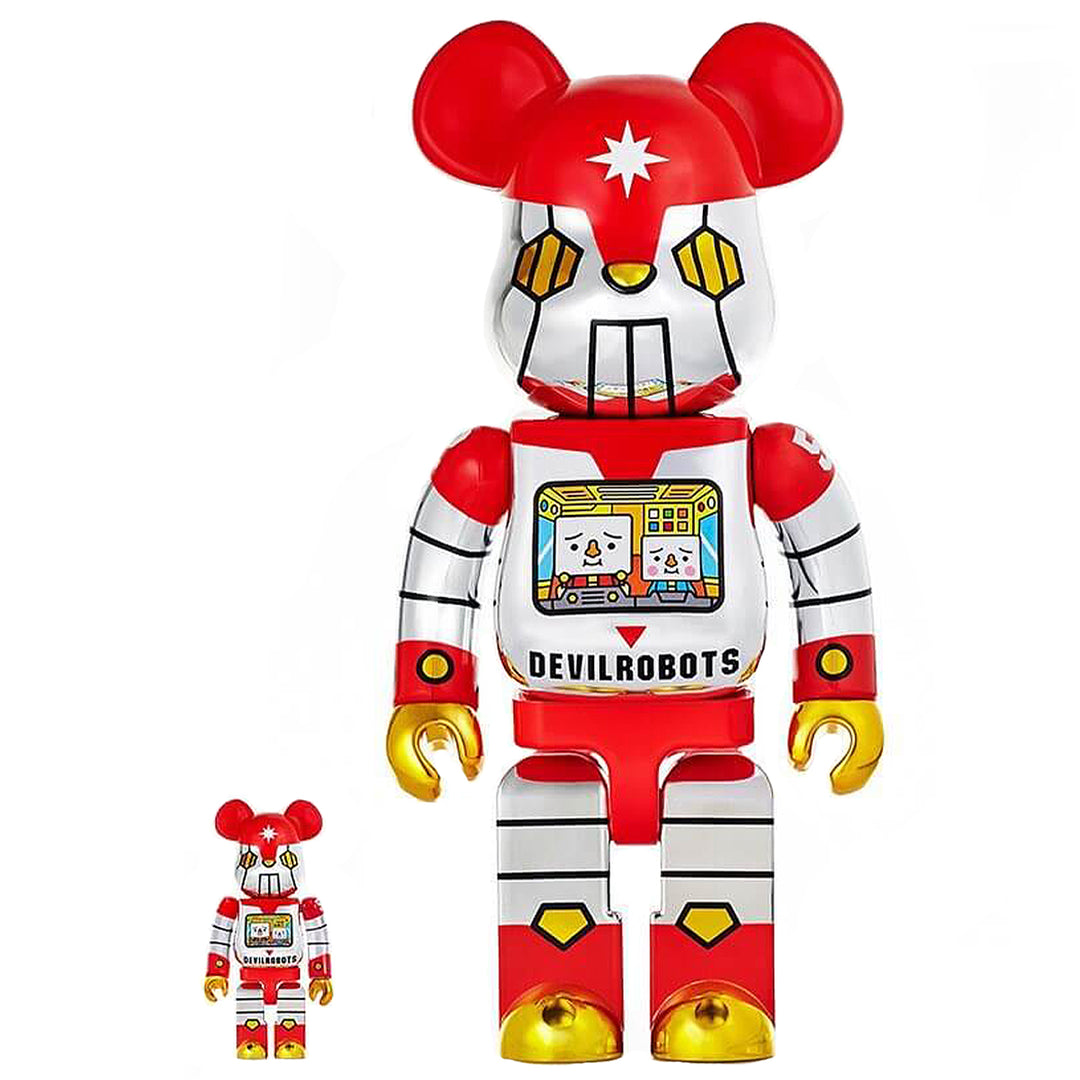 Bearbrick 100% & 400% Set To-fu Oyako Devilrobots 25th Anniversary – Urban  Attitude