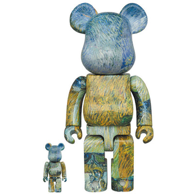 bearbrick 100 400 set van gogh country road in provence by night urban attitude