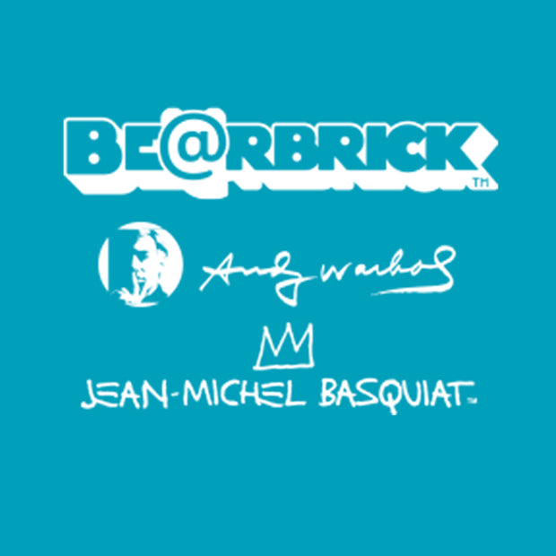 bearbrick 100 and 400 set andy warhol jean michel basquiat 1 logo urban attitude